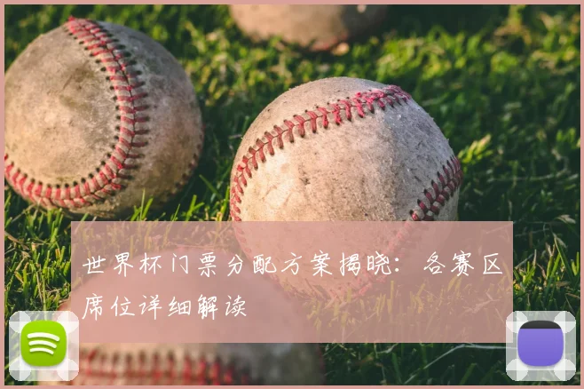 世界杯门票分配方案揭晓:各赛区席位详细解读