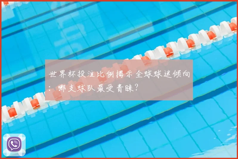世界杯投注比例揭示全球球迷倾向:哪支球队最受青睐?