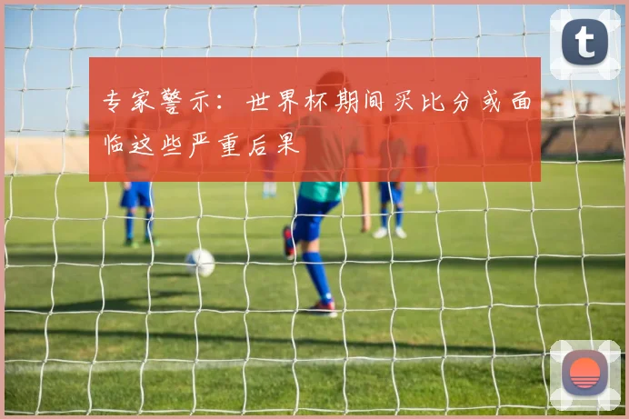 专家警示：世界杯期间买比分或面临这些严重后果