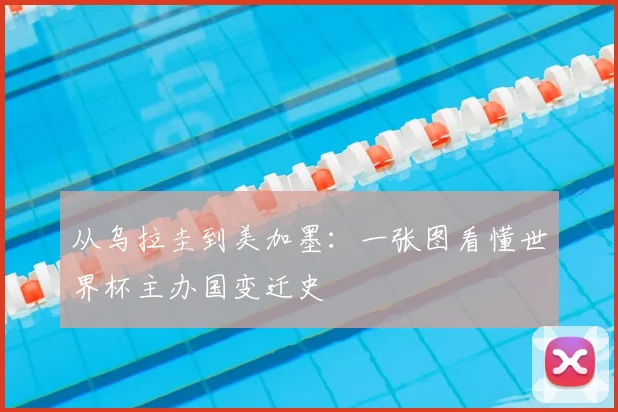 从乌拉圭到美加墨:一张图看懂世界杯主办国变迁史