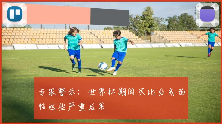 专家警示:世界杯期间买比分或面临这些严重后果