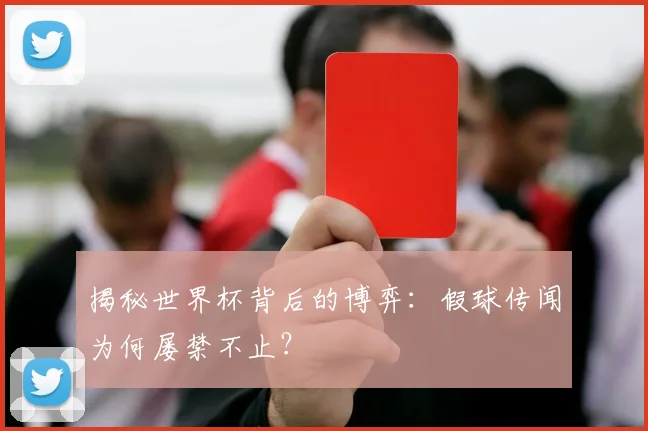 揭秘世界杯背后的博弈：假球传闻为何屡禁不止？
